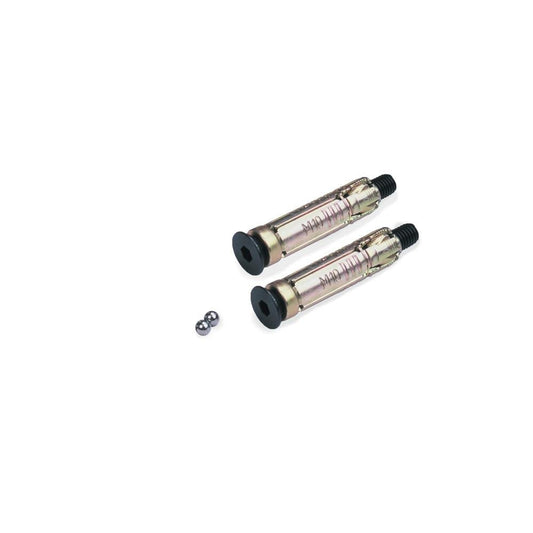 Oxford Pack of 2 Ground Plugs, Bolts & 6mm Ball Bearings (Brute Force) | Secure Fixings for Anchors-Win Impex Moto