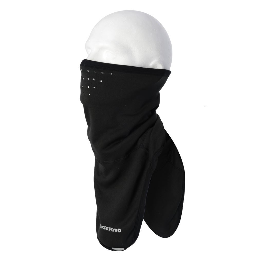 Oxford Deluxe Micro Fleece Motorcycle Neck Tube Black-Win Impex Moto