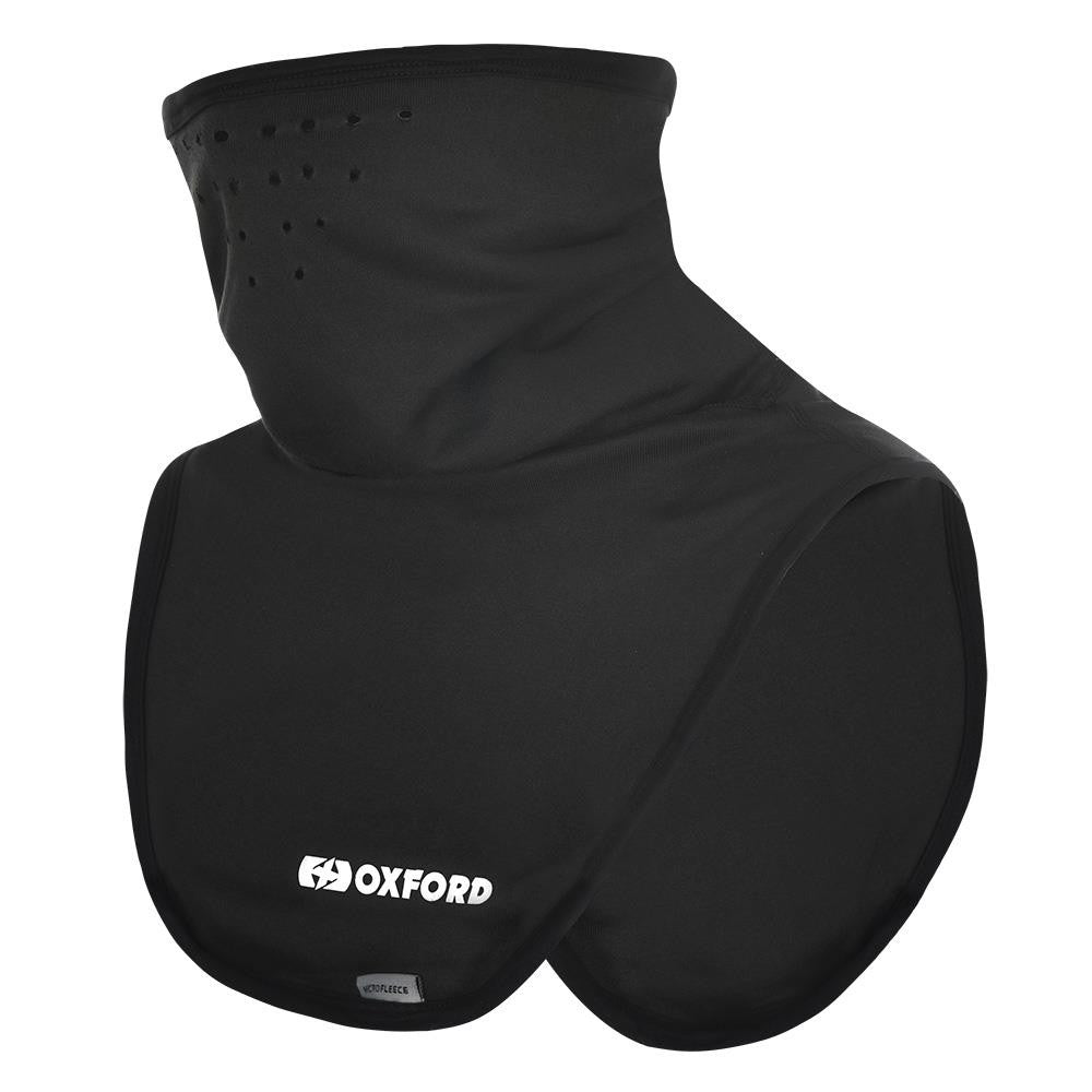 Oxford Deluxe Micro Fibre Motorcycle Neck Tube Black-Win Impex Moto