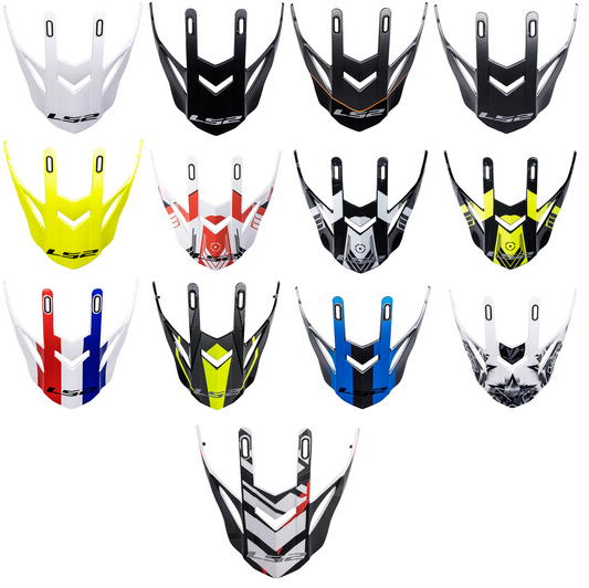 LS2 MX436 Peak For MX436 Pioneer Enduro Helmet-Win Impex Moto