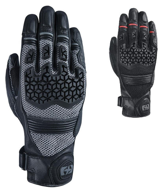 Oxford Holbeach Leather Motorcycle Summer Gloves | Lightweight, Comfortable & Breathable for Hot Weather Rides-Win Impex Moto