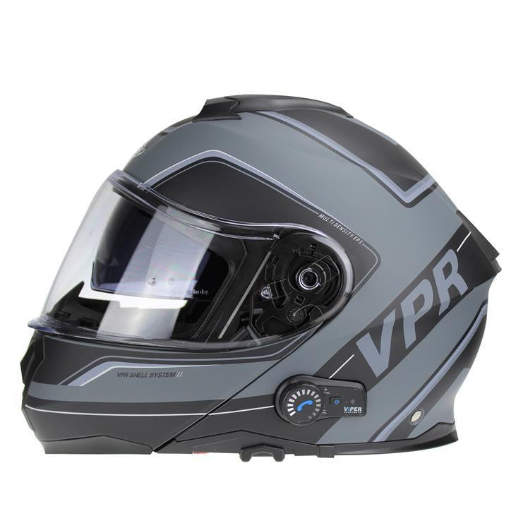 Viper RSV191 Blinc Bluetooth 3.0 Flip Up Modular Motorcycle Helmet-Win Impex Moto
