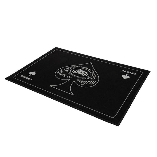 Oxford Scrambler Motorcycle Door Mat Non-slip Latex 90 x 60cm-Win Impex Moto