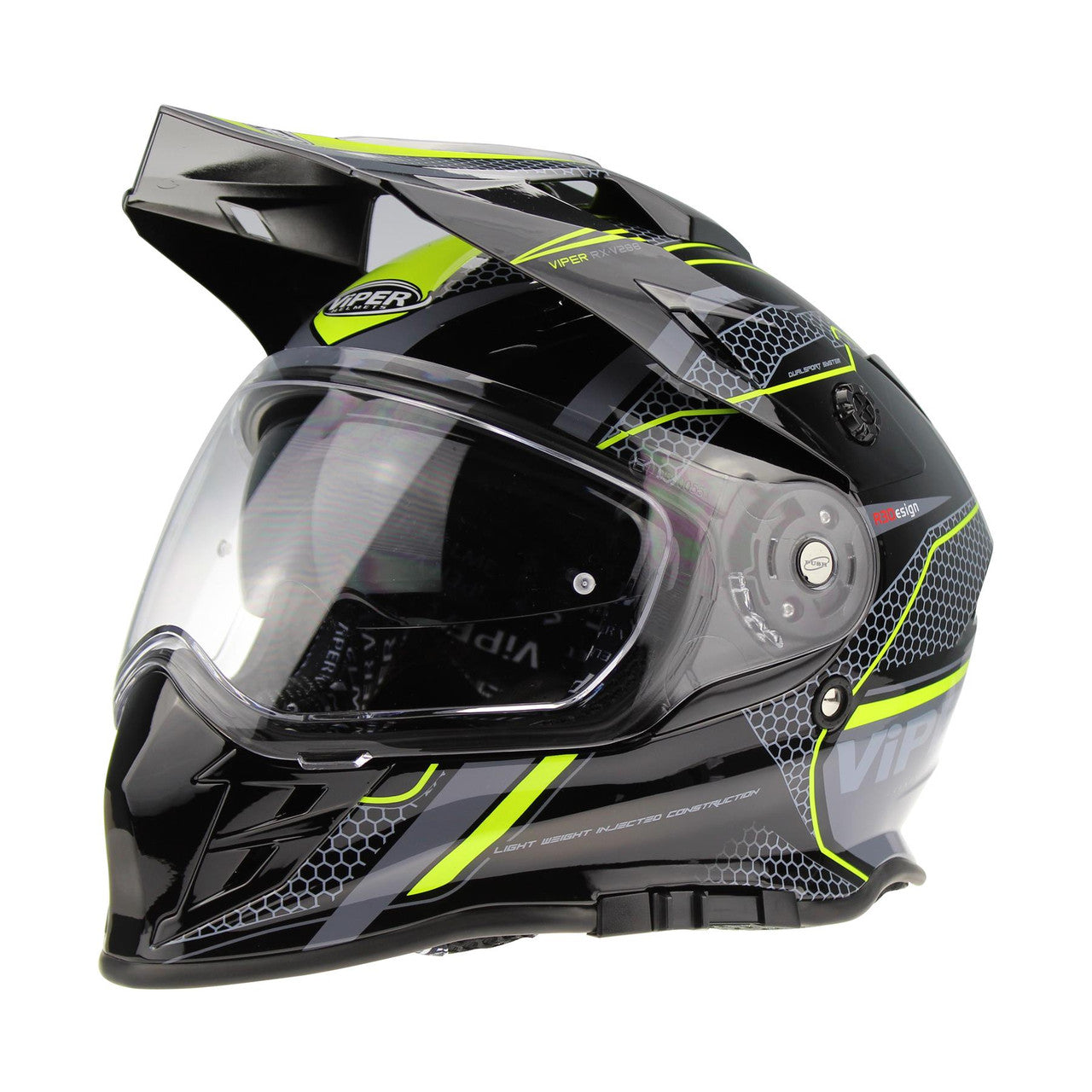Viper RXV288 Double Visor Enduro Motocross Motorcycle Motorbike Helmet-Win Impex Moto