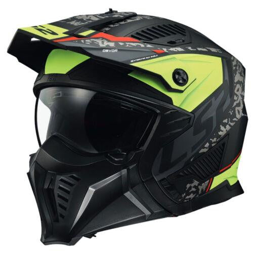 LS2 OF606 DRIFTER DEVOR OPEN FACE HELMET ECE22.06-Win Impex Moto