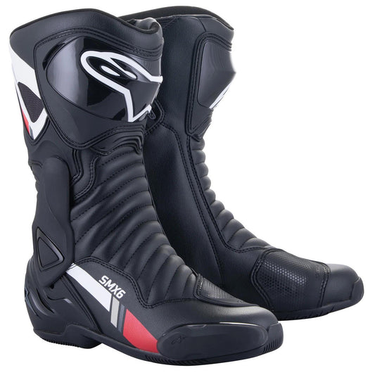 Alpinestars SMX-6 V2 Black White Grey-Win Impex Moto