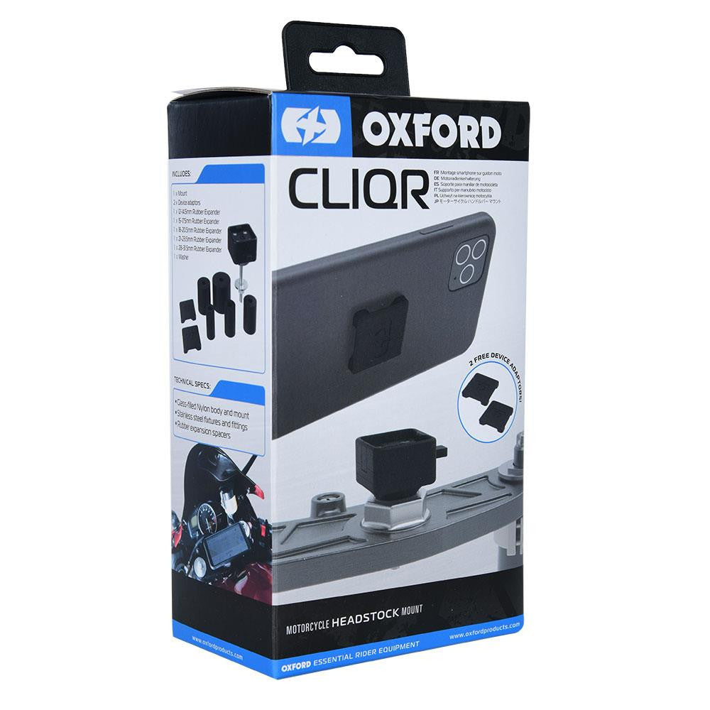 Oxford CLIQR Head stock Motorcycle Motorbike Mount system-Win Impex Moto