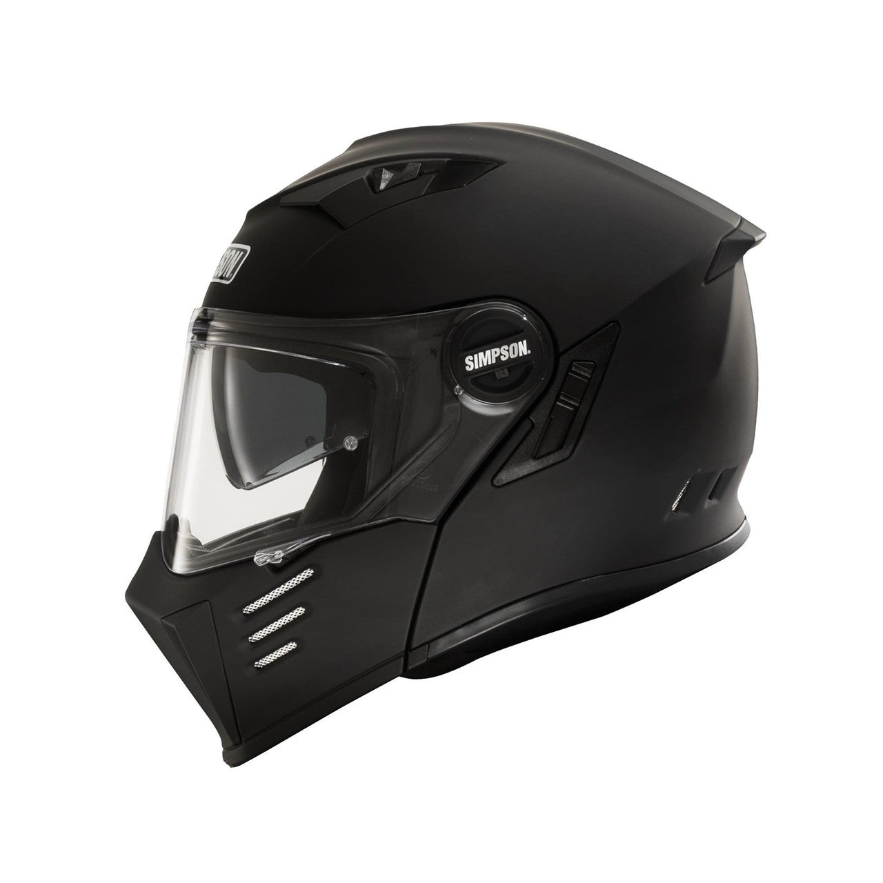 Simpson Darksome Solid Matt Black Full Face Helmet Ece 22.06-Win Impex Moto