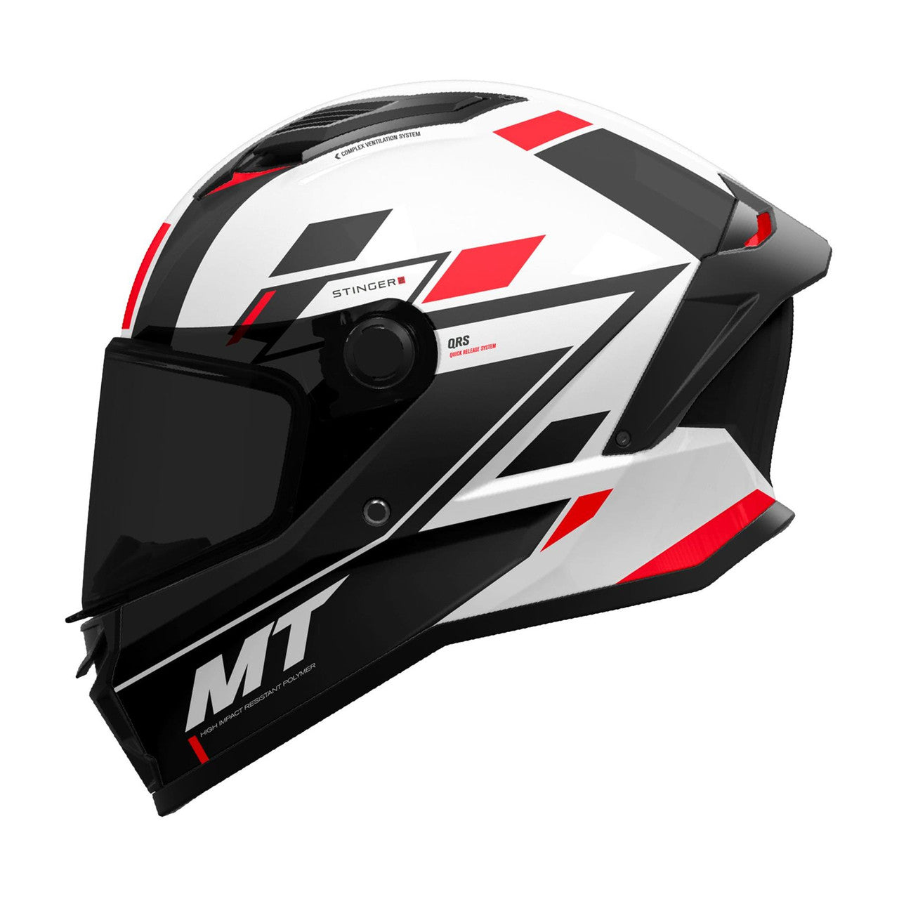 New Mt Stinger 2 Full Face Motorbike Helmet Sporty Look-Win Impex Moto