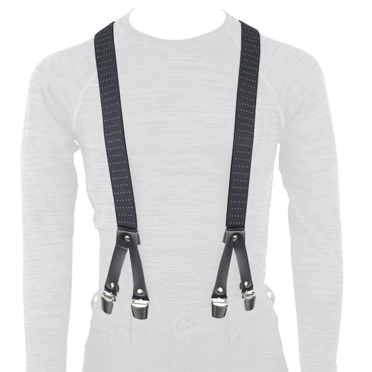 Oxford Riggers Chin black Motorcycle Trouser Braces-Win Impex Moto