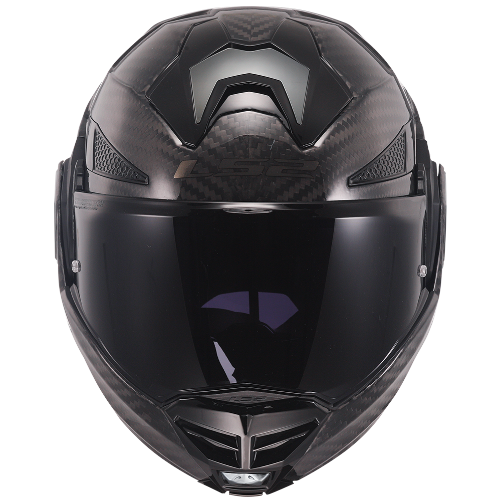 LS2 FF901 Advant X Modular Carbon Fibre Flip Front Full Face Motorbike Helmet-Win Impex Moto