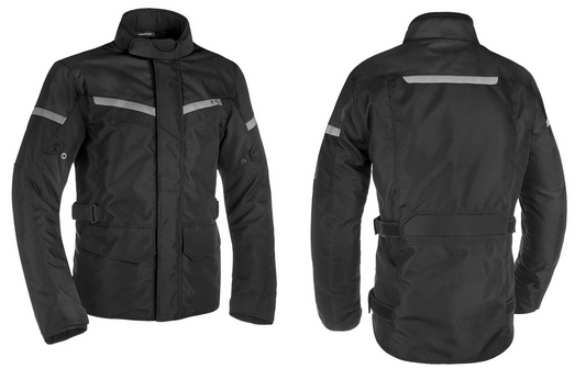 Spartan Long WP MS Motorcycle Motorcycle Motorbike Jacket - Black-Win Impex Moto