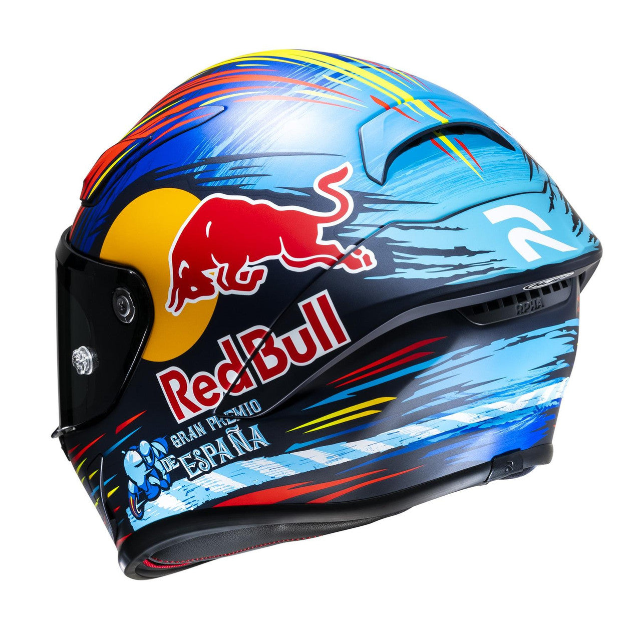 HJC RPHA 1 Red Bull Jerez MC21 Motorbike Full Face Helmet-Win Impex Moto