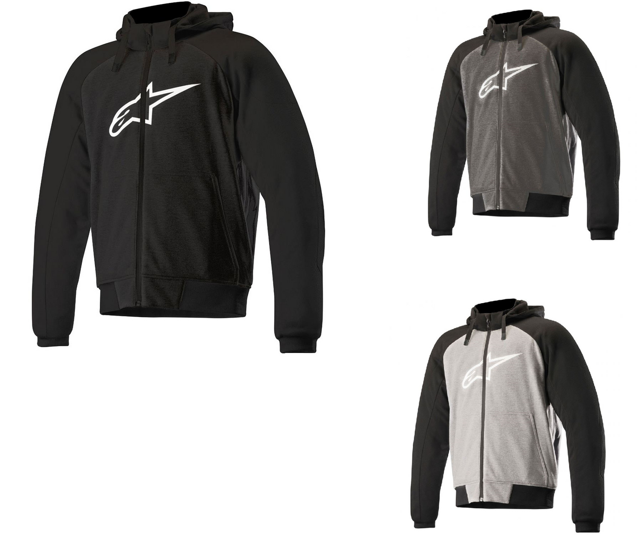 Alpinestars Motorcycle Chrome Sports Hoodie-Win Impex Moto