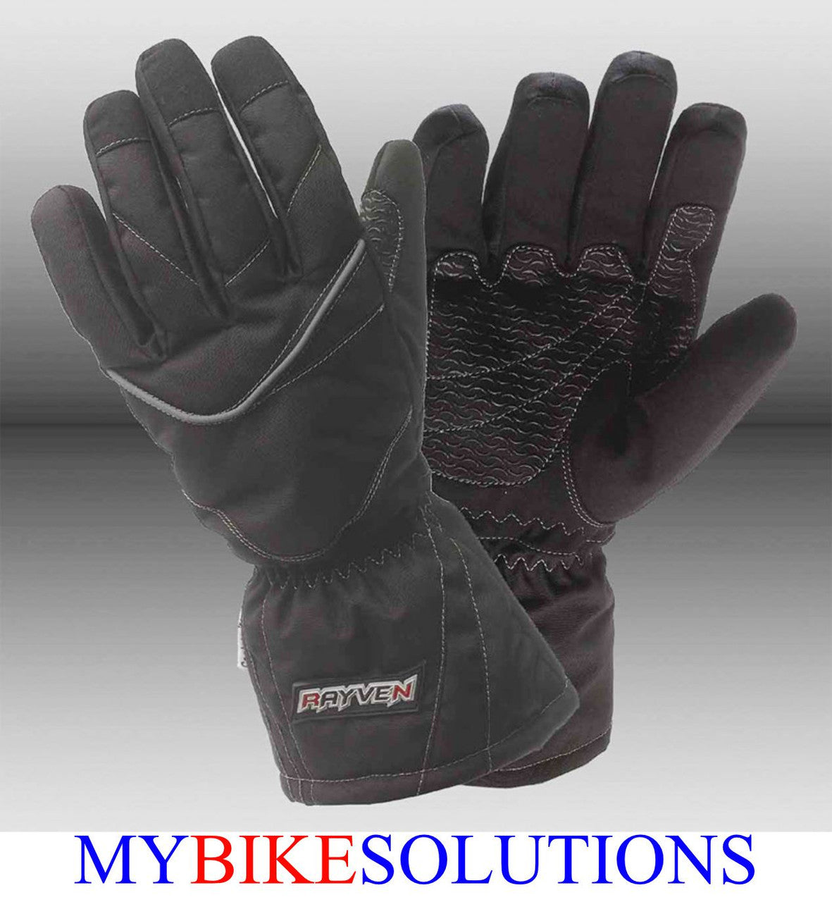 Rayven Alpha Waterproof Motorcycle Motorbike Winter Gloves-Win Impex Moto