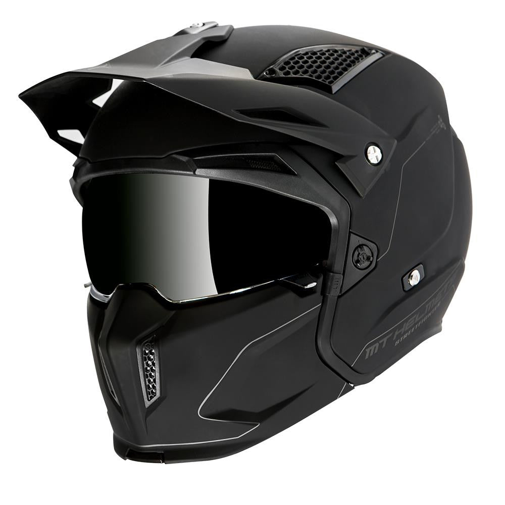 MT Streetfighter Full Face Adventure MotorbikeHelmet-Win Impex Moto