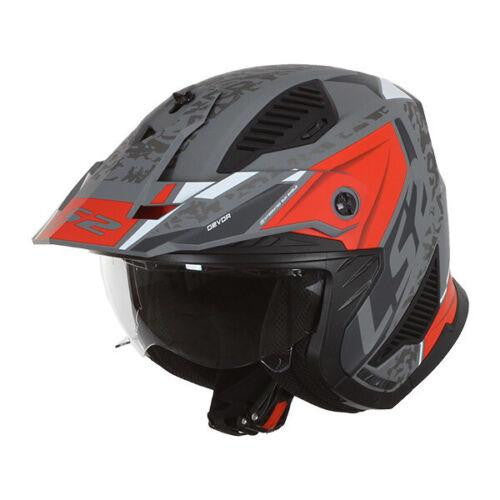 LS2 OF606 DRIFTER DEVOR OPEN FACE HELMET ECE22.06-Win Impex Moto