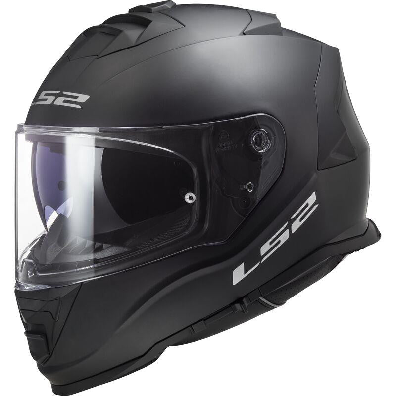 LS2 FF800 Storm II Solid Matt Black Motorbike Helmet-Win Impex Moto