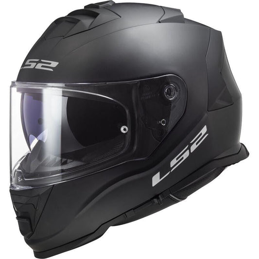 LS2 FF800 Storm II Solid Matt Black Motorbike Helmet-Win Impex Moto