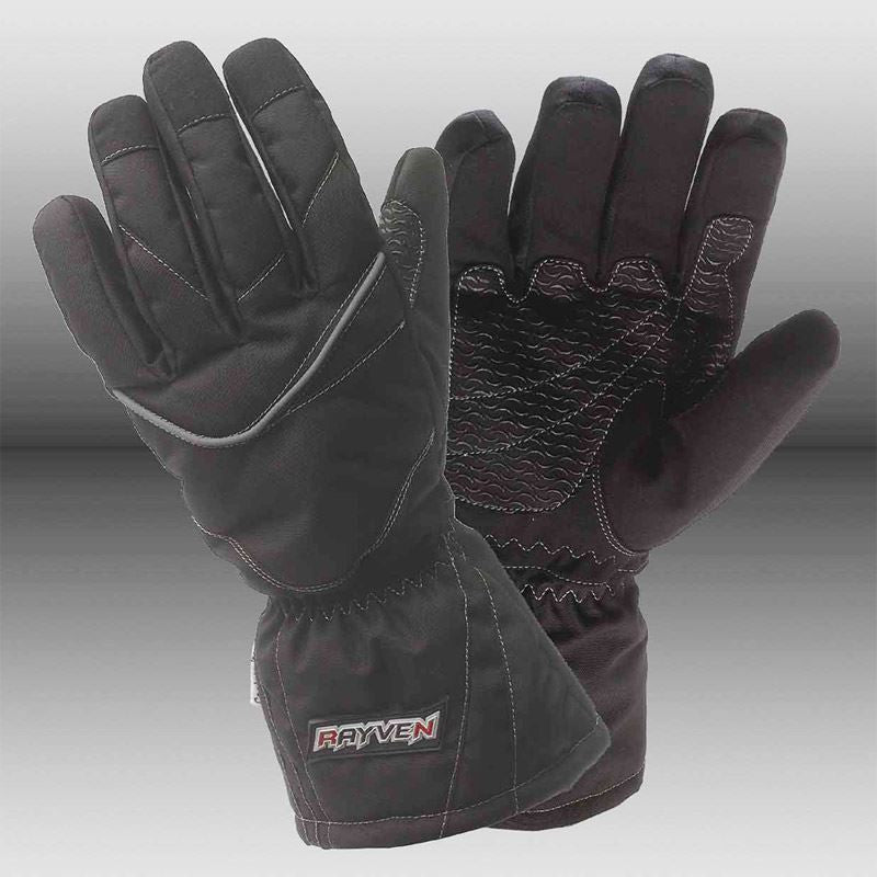 Rayven Alpha Waterproof Motorcycle Motorbike Winter Gloves-Win Impex Moto