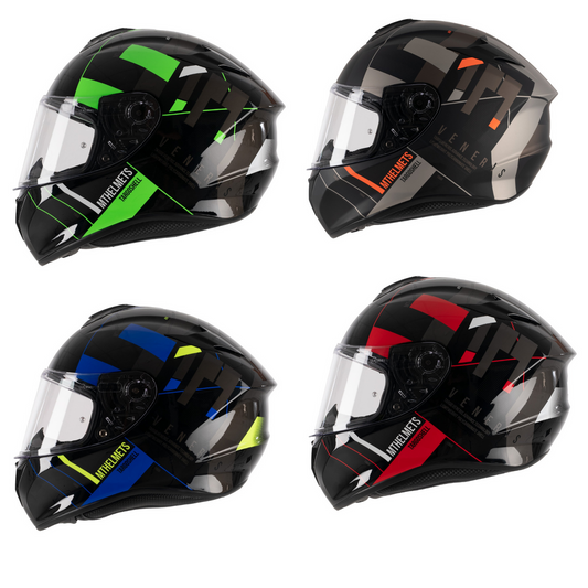 MT Targo Veneris Full Face Motorcycle Helmet-Win Impex Moto