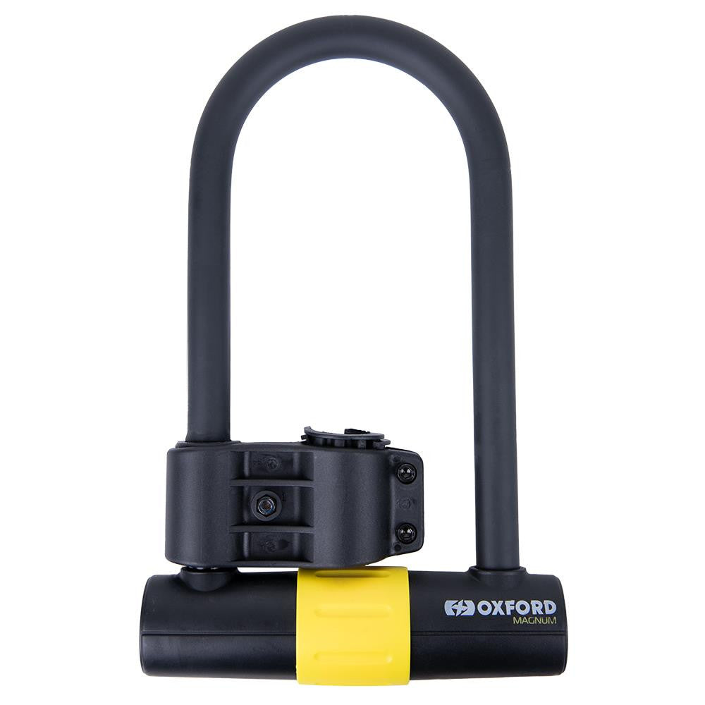 Oxford Motorcycle Motorbike Magnum U-lock (170x285mm) with Bracket-Win Impex Moto
