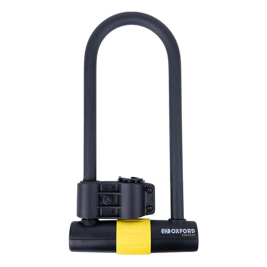 Oxford Magnum Motorcycle U-lock (170x315mm) with Bracket-Win Impex Moto
