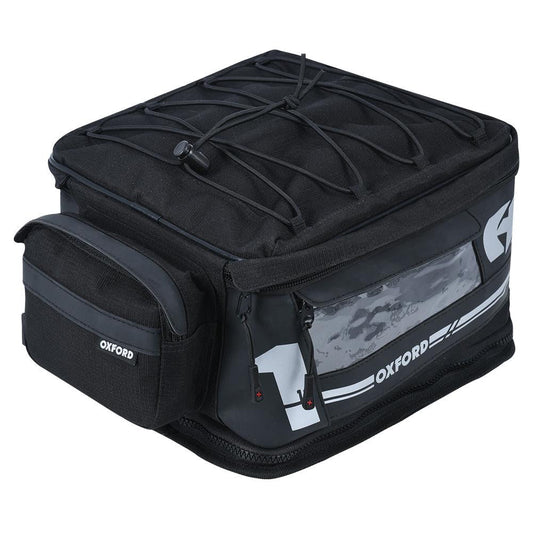 Oxford F1 Small 18L Motorcycle Motorbike Tail Pack Luggage With Zip Base-Win Impex Moto