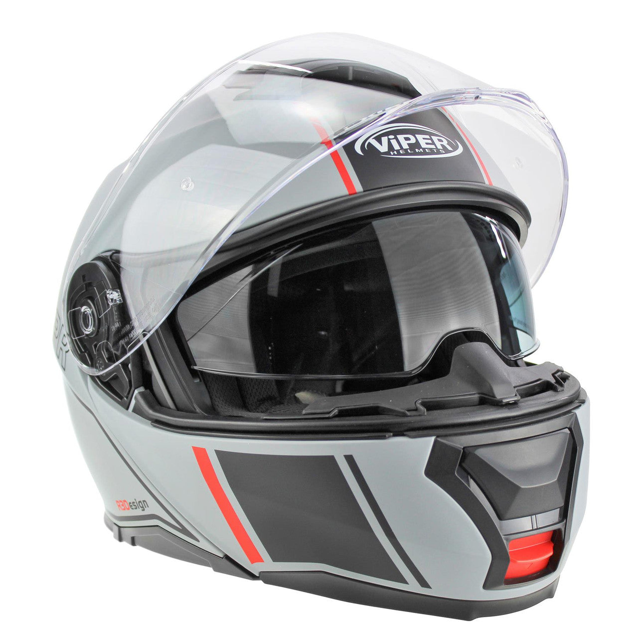 Viper RSV191 Blinc Bluetooth 3.0 Flip Up Modular Motorcycle Helmet-Win Impex Moto