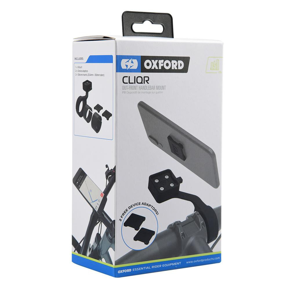 Oxford CLIQR Motorbike Cycle Handlebar forward mount-Win Impex Moto