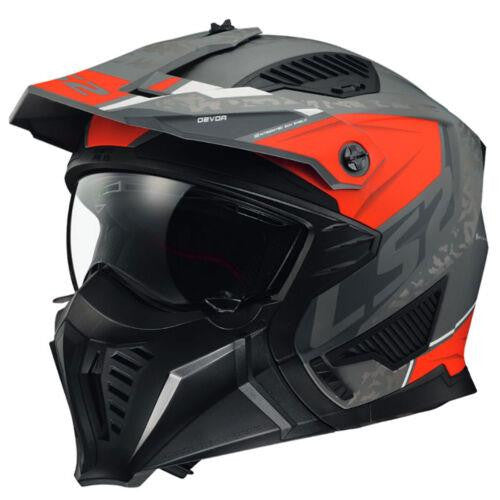 LS2 OF606 DRIFTER DEVOR OPEN FACE HELMET ECE22.06-Win Impex Moto
