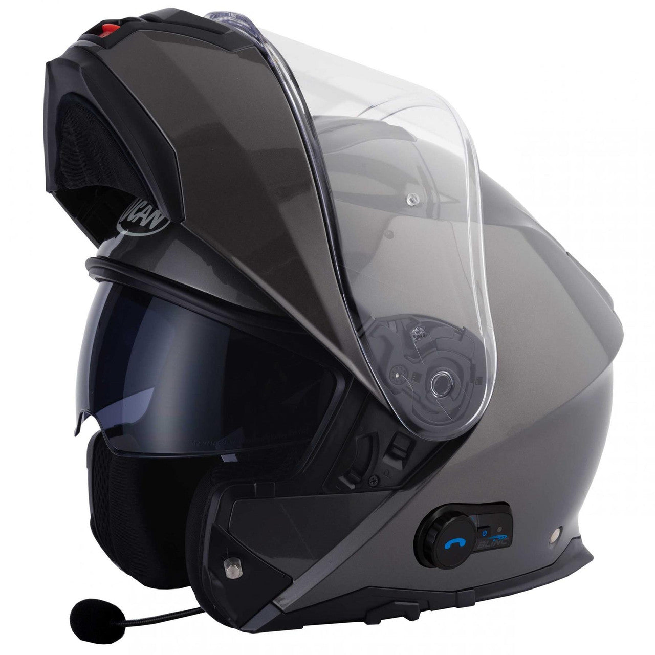Vcan V272 Flip Up Motorcycle Blinc A4 Bluetooth Helmet-Win Impex Moto