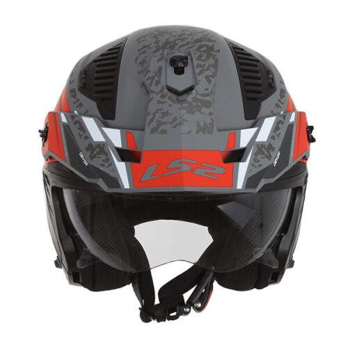 LS2 OF606 DRIFTER DEVOR OPEN FACE HELMET ECE22.06-Win Impex Moto