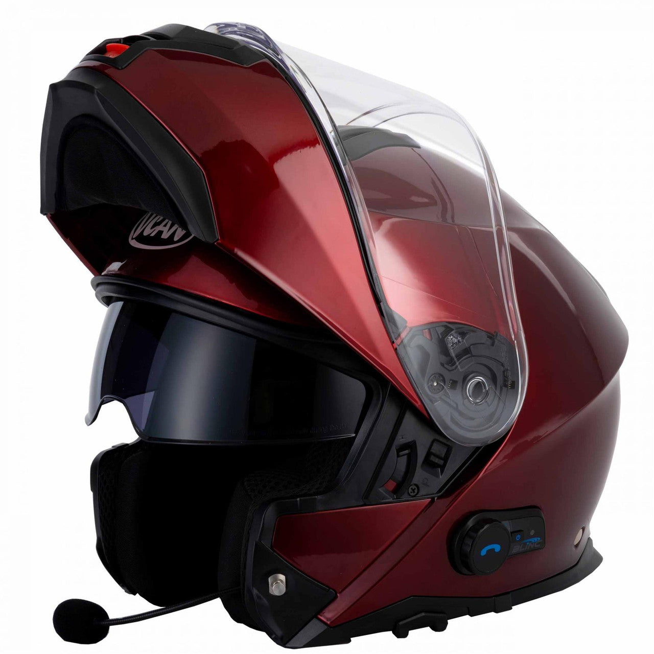 Vcan V272 Flip Up Motorcycle Blinc A4 Bluetooth Helmet-Win Impex Moto