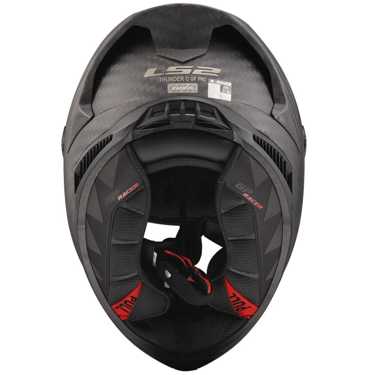 LS2 FF805 THUNDER C GP PRO FIM MATT BLACK MOTORCYCLE HELMET-Win Impex Moto