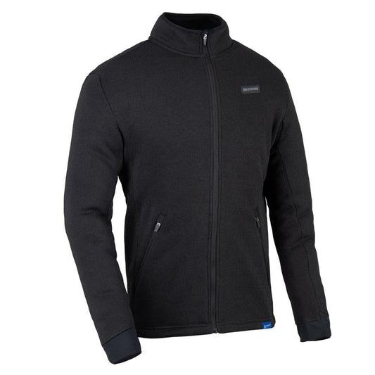 Oxford Advanced Fleece MS Jacket - Black-Win Impex Moto
