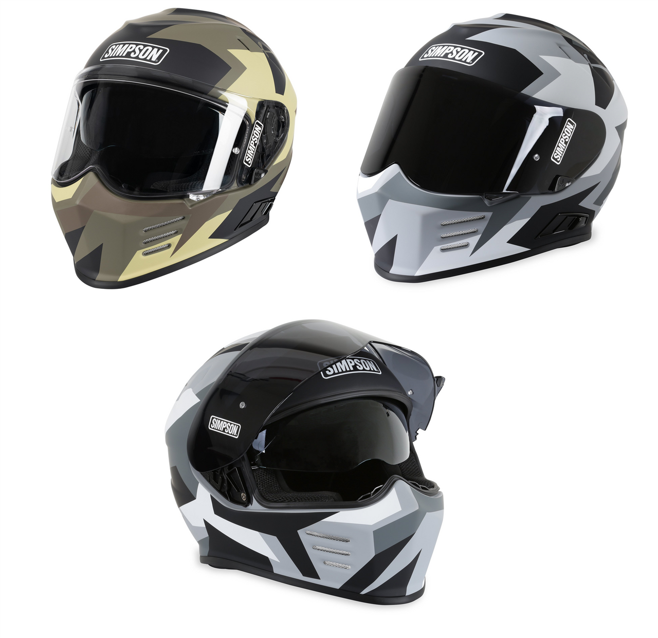 Simpson Venom Full Face Helmet Ece22.06-Win Impex Moto